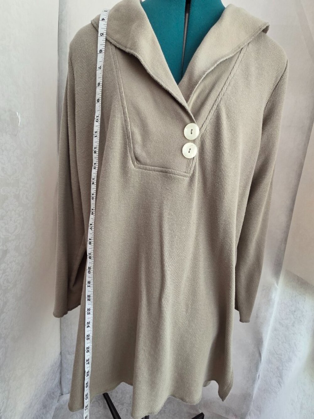 Fall waffle weave Tunic
